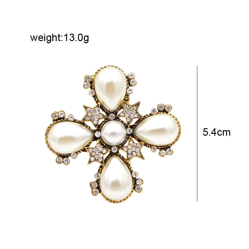 CINDY-XIANG-Pearl-and-Rhinestone-Star-Cross-Brooches-for-Women-Antique-Baroque-Style-Brooch-Pin-Gold (1)