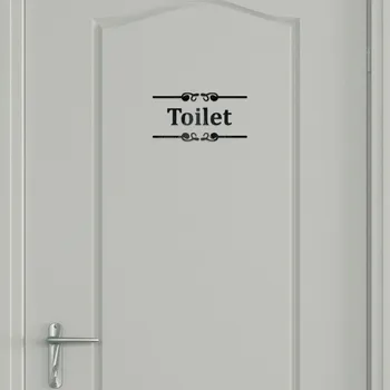 

Bathroom Decor Creative Diy Fashion Personality 3D Wall Stickers Toilet Bathroom Tips Stickers 3d Sticker envio gratis X1