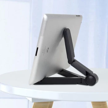 

Foldable Phone Tablet Stand Holder Adjustable Desktop Mount Stand Tripod Table Desk Support for IPhone IPad Mini 1 2 3 4 Air Pro
