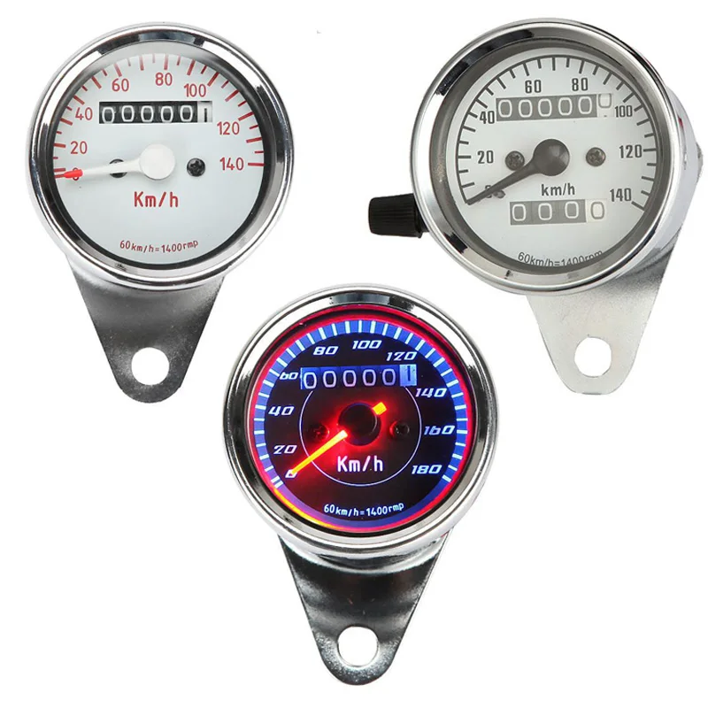 Dual Speedometer Gauge For Honda Shadow VT ACE Sabre Spirit VLX 600 750 1100