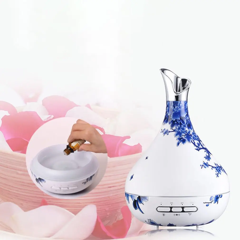 Flower Love Home Bedroom Air Humidifier Large Capacity Wood Grain Mute Intelligent Induction Atomizing Aromatherapy Machine