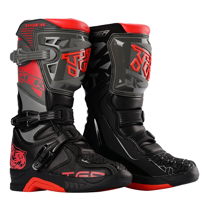 Botas Motocross Uomo Bambini Barche A Motore Enduro Stivali Da Moto Per Motocross Mtb Downhill Boots Rider Shoes Moto Racing