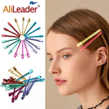 

Alileader Cheap 6Color Duck Mouth Metal Hair Clip 12Pcs Salon Hairdressing Hairstyling Cutting Partition Steady Hair Accessories