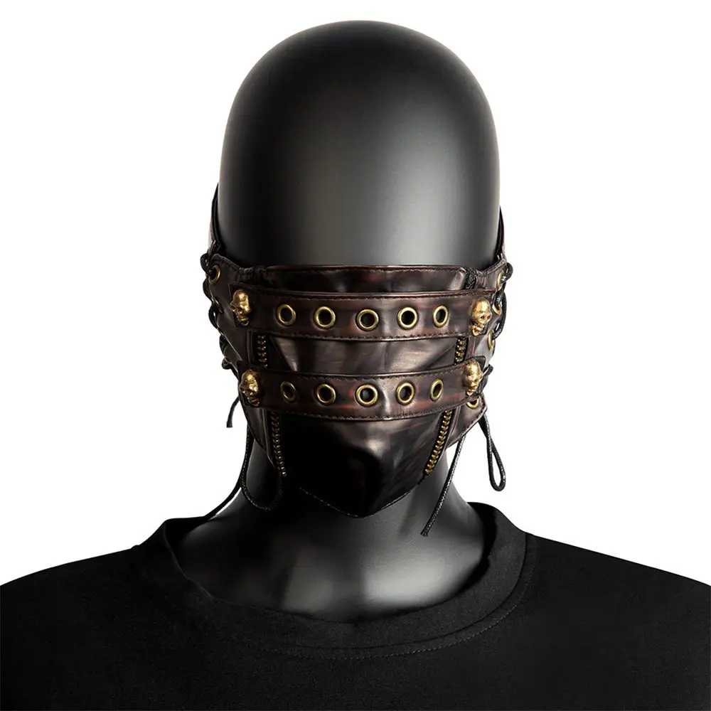 

Halloween party Cosplay Steam Punk Mask Headwear Horror and Thriller Style Skull Mask High Quality Gift Masks For Friends Unisex