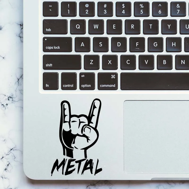 Металлическая рок-ролл жестовая наклейка для трекпада для Macbook Pro Air retina 1" 12" 1" 14" 1" hp Mac Book Skin Touc hp ad наклейка для ноутбука