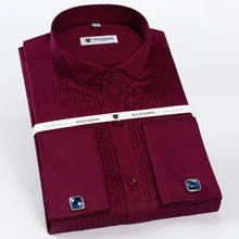 ORINERY/Лидер продаж, свадебное платье, рубашка, хлопок, Модная белая рубашка с длинным рукавом, с французскими манжетами, Camisa Masculina, брендовая одежда