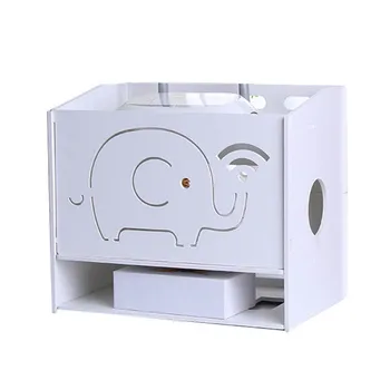 

3 Layers Home Office Router Wifi Rack Organizer Flip Router Storage Box For Router