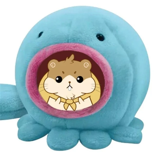 Cute Small Animal Cages Octopus Shape Rat Hamster Bird Squirrel Warm Soft Bed Pet Toy House
