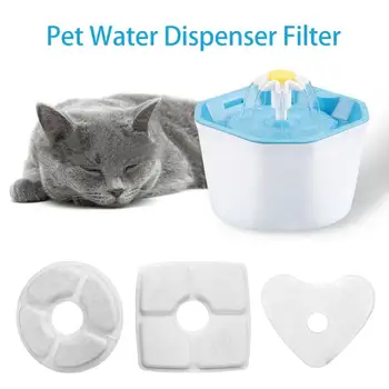

6pcs Cat Water Fountain Filters Replacement Filters For Pet Drinking Fountain Water Fountain Automatic Water Bowl Accessories