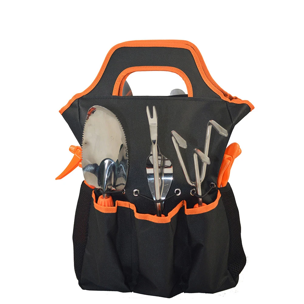 Набор садовых инструментов из 9 предметов нержавеющей стали нескользящая