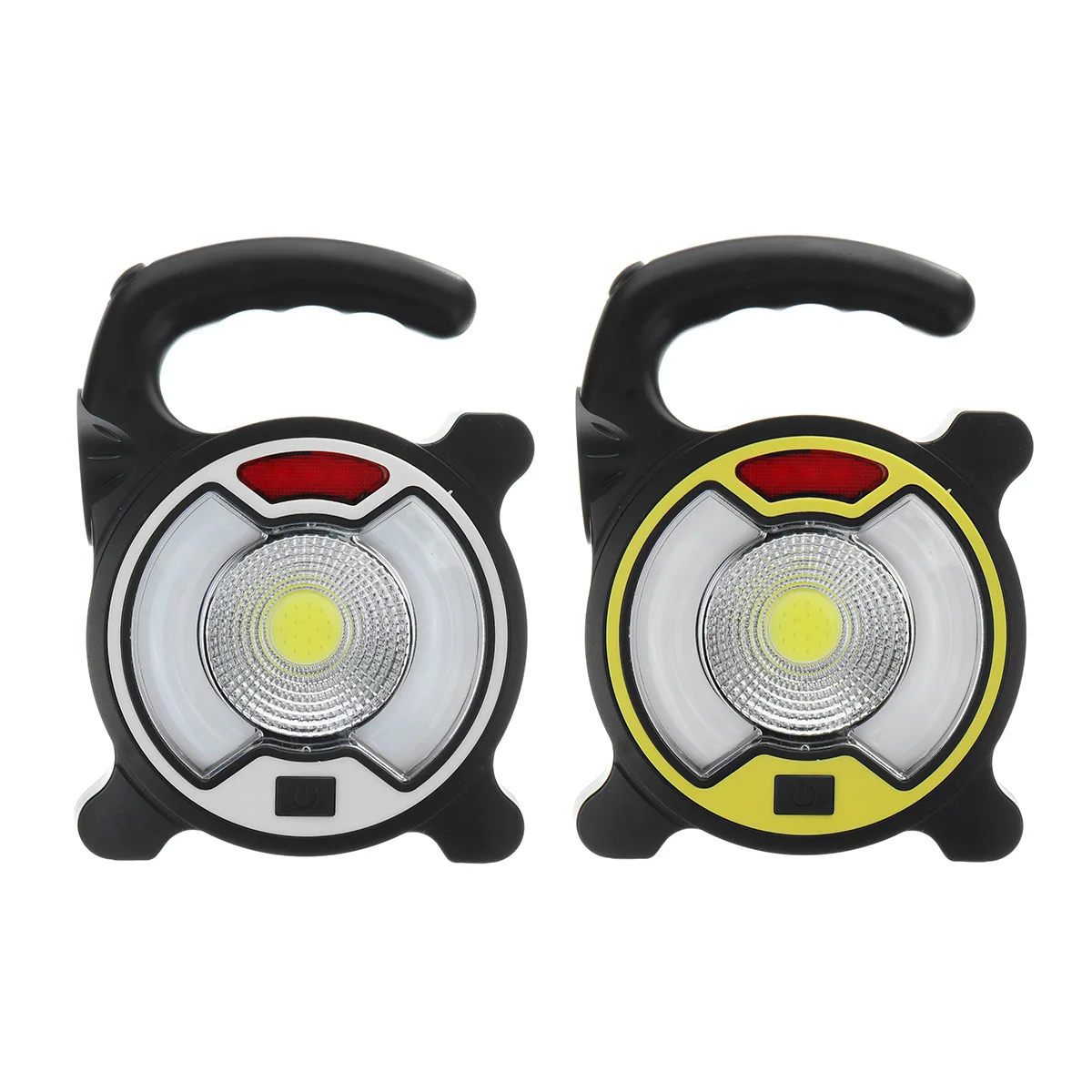 

USB Rechargeable Portable LED Flood Light Flashlight Solar Powered Outdoor Work Spot Lamp Camping Lanterns With USB Cable