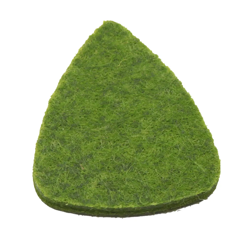 Green 10 шт. детали укулеле мини медиатор тонкий практичный мягкий фетр портативный инструмент Аксессуары профессиональный - Цвет: Green