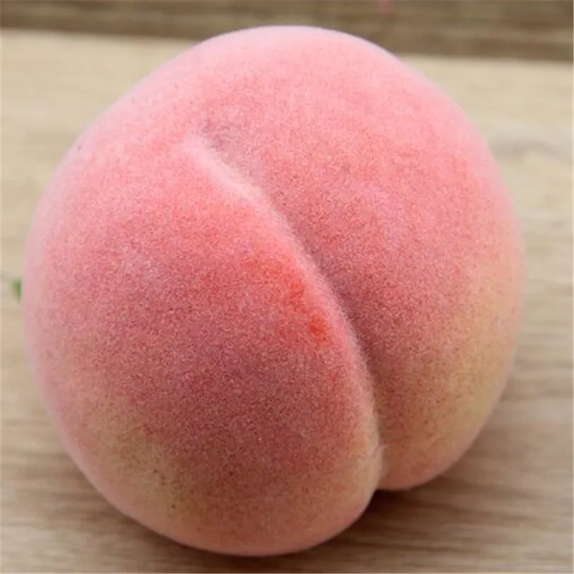 30pcs Foam Peach Artificial Fruit Model Fake Pink Peach for Wedding Party Home Photography Tool Decorative