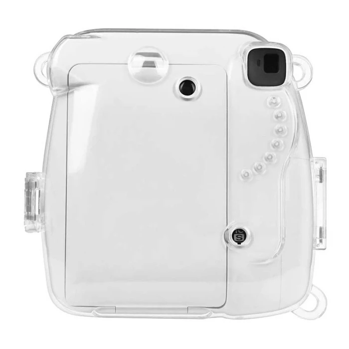 Камера чистой твёрдой ПВХ чехол с крышкой с ремешком для Fujifilm Instax Mini 9/8/8+ GK99