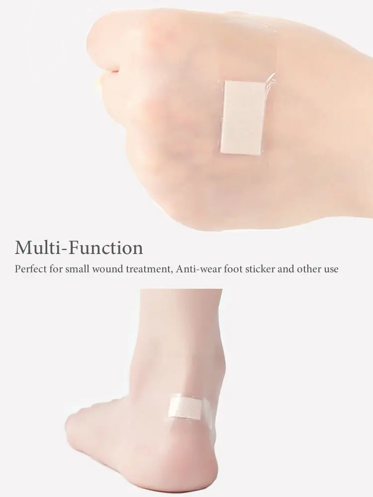 100Pcs/Pack Transparent Wound Adhesive Plaster Anti-Bacteria Band Aid Bandages Sticker Home Travel First Aid Kit