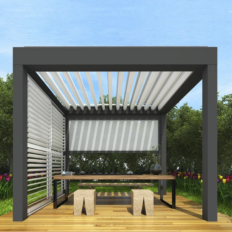 Motorised Outdoor Gazebo Modern 