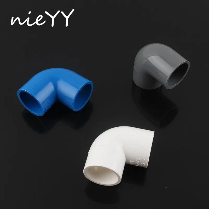 

2pcs NIEYY PVC25mm Elbow Connector Water Supply Pipe 90 Degree Elbow Joint Water Tube Adapter Garden Irrigation Pipe Accessories