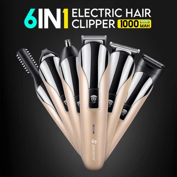 

Professional Hair Trimmer for men Hair clipper Electric Beard Ear Nose Hair Moustache Hair cutting Machine cordless wireless