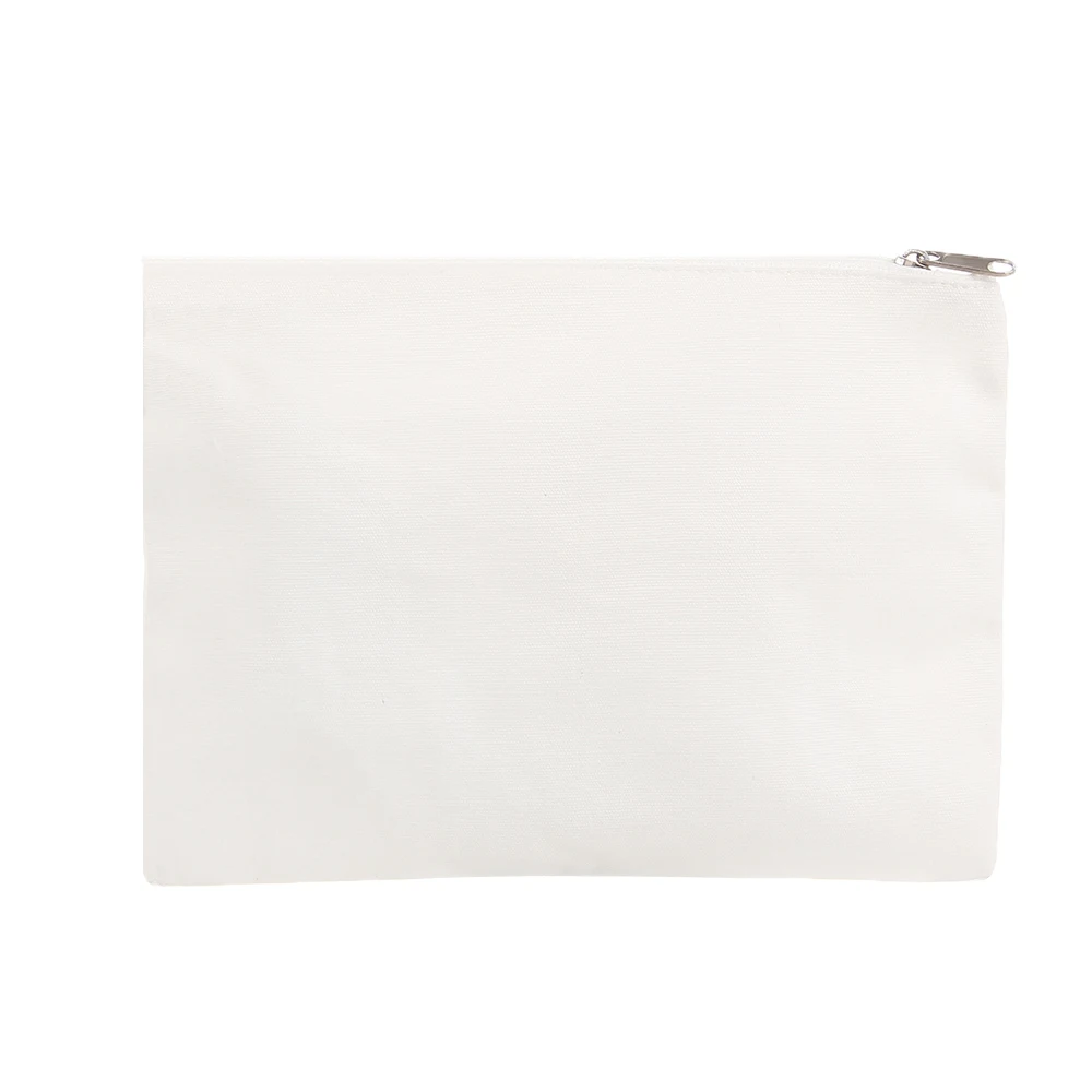 

DIY Blank Cosmetic Make Up Toiletry Zipper Bag (12 Pack) Cotton Canvas