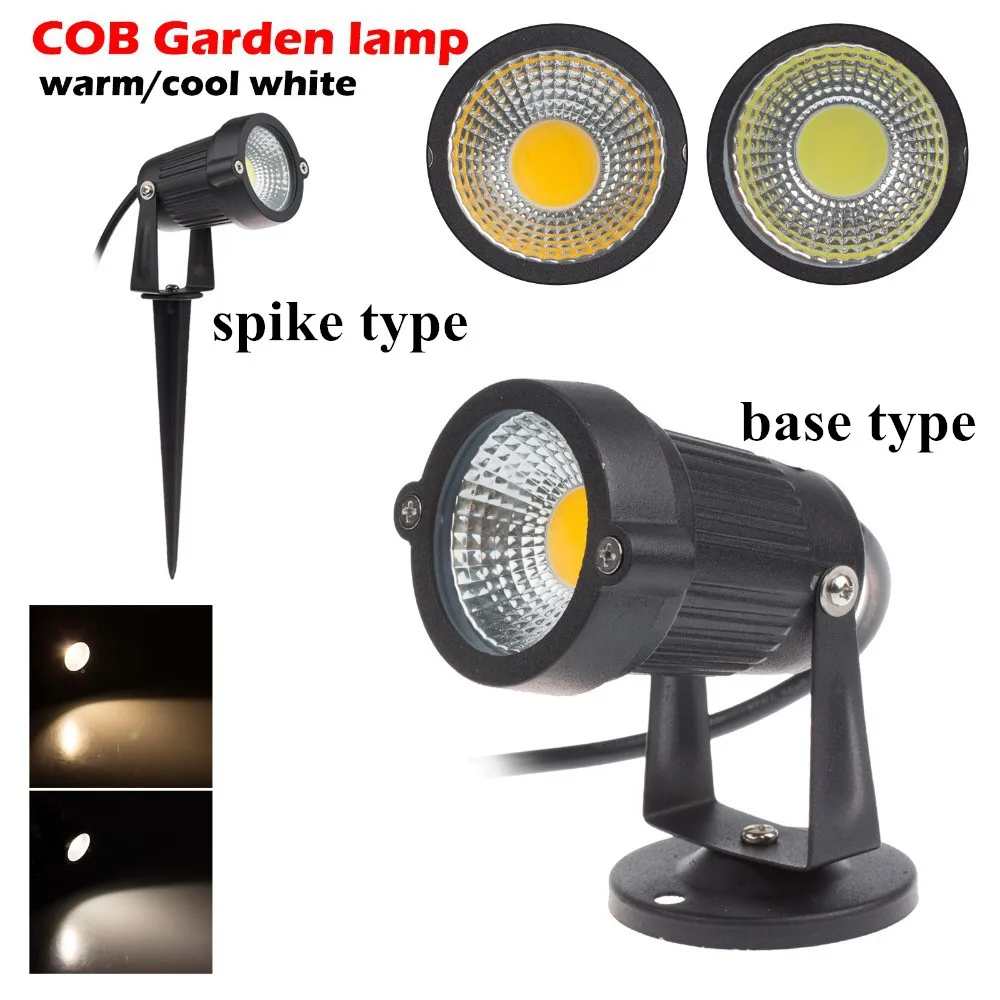 

12V LED Outdoor Light Garden Lawn Lights Spike 3W 5W 7W 10W Waterproof Lamp 220V 110V Landscape IP65 Path Spotlight
