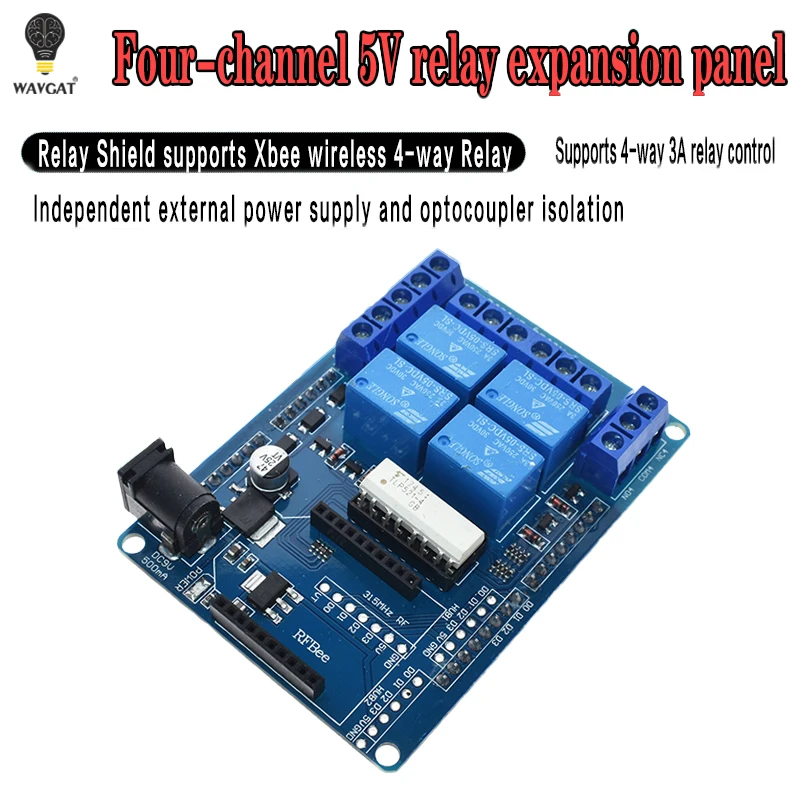 3A 240V 4 канала Беспроводной триггерный релейный модуль оптико изолятор Xbee Bluetooth