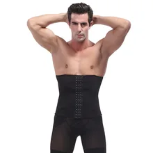 Body Shaper Men Slimming Shapewear Male Waist Trainer Cincher Corset Modeling Belt Tummy Slimming Strap Fitness Shapewear