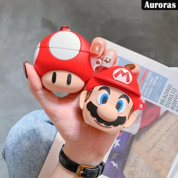 

Auroras For Huawei FreeBuds 3 Case Super Mario Mushroom Design Full Cover Headphone Accessories Protector For Freebuds 3 Cover