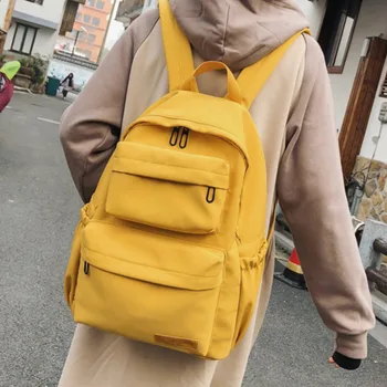 

2020 New Waterproof Nylon Backpack For Women Multi Pocket Travel Backpacks Female School Bag For Teenage Girls Book Mochilas Bag