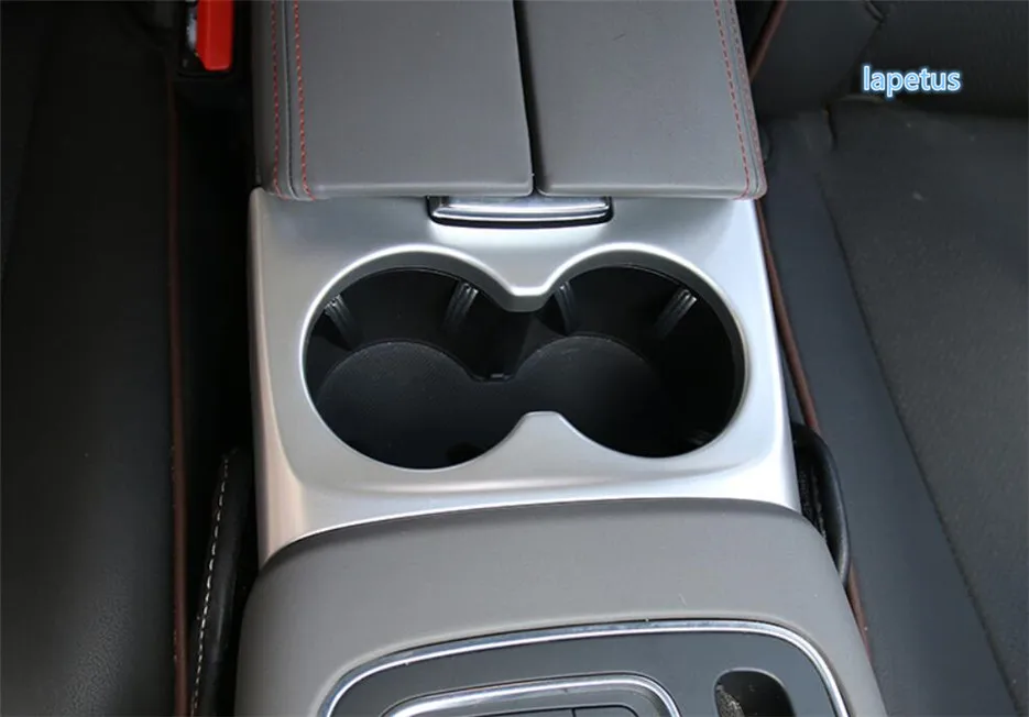 Car Interior Mouldings Central Control Water Cup Holder Panel Trim Cover Accessories 1PCS For Citroen C5 Aircross 2018 - 2021 Car Interior Mouldings Central Control Water Cup Holder Panel Trim Cover Accessories 1PCS For Citroen C5 Aircross 2018 - 2021