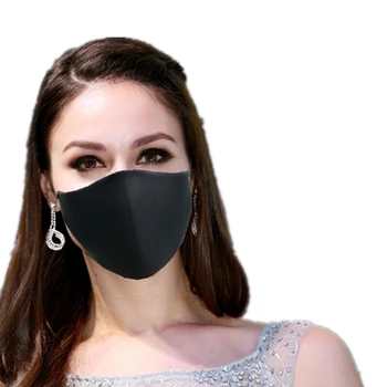 

Face mask Reusable Cotton Black Masks 1Pcs Reusable