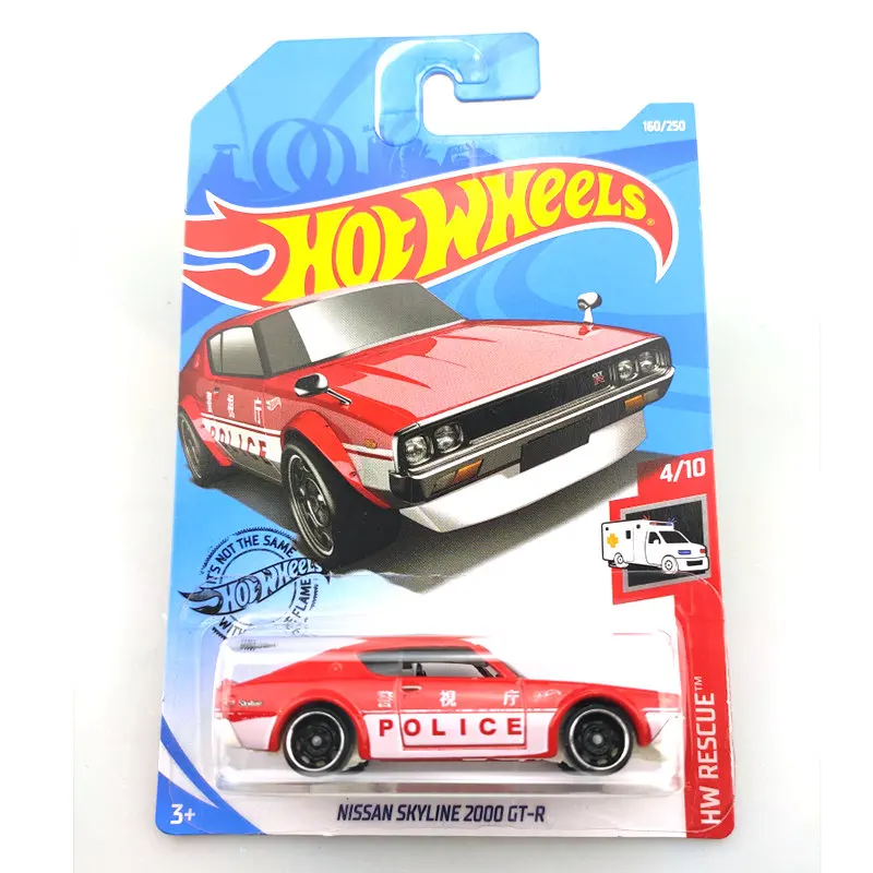 Hot Wheels 1: 64 Автомобиль NISSAN SKYLINE GTR(NISSAN 180SX Тип X)(NISSAN FAIRLADY Z) Коллекционное издание металлическая литая модель автомобилей - Цвет: 2019-160(red)