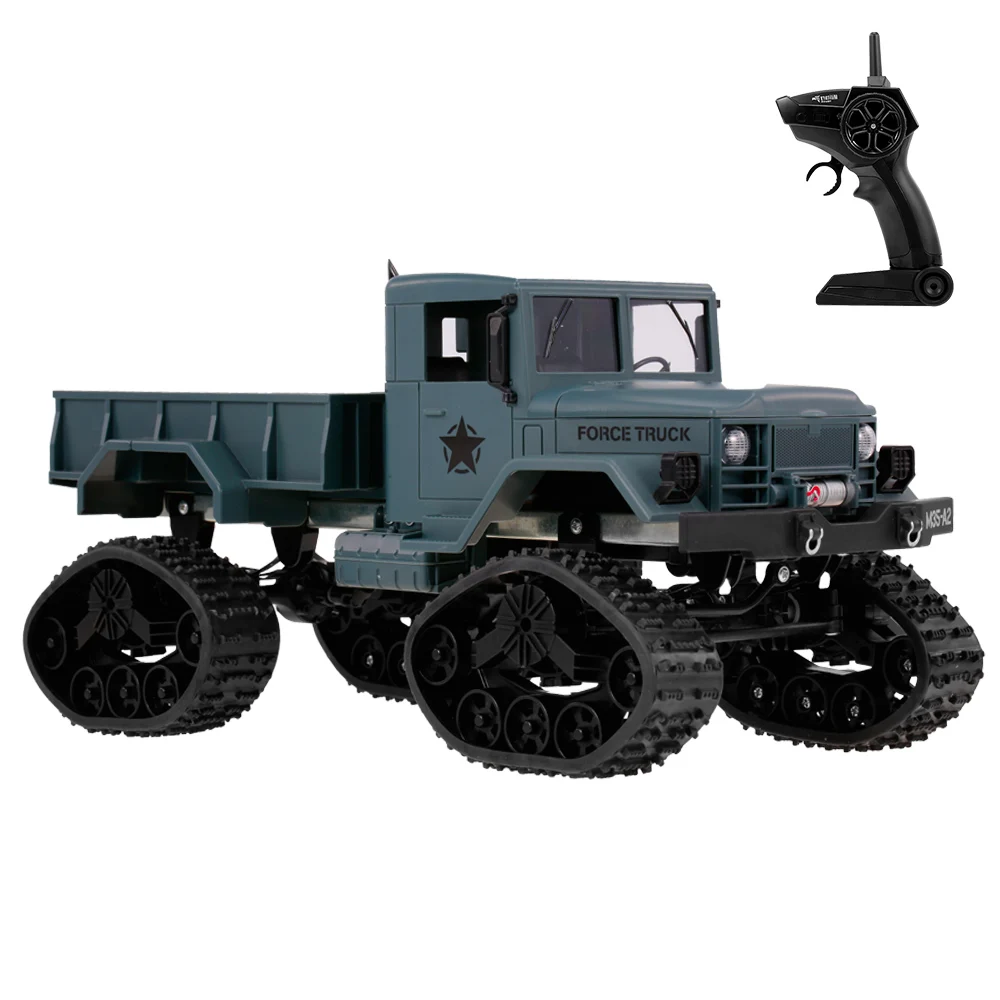

FY001B RC Car 1/16 2.4GHz 4WD Militaire Car 3000G Load Snow Tire Off-road Crawler SUV with LED Lights for Boys Children Gifts