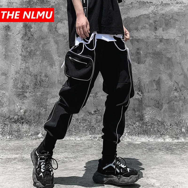 Штаны для бега в стиле хип-хоп мужские спортивные штаны Харадзюку уличная одежда