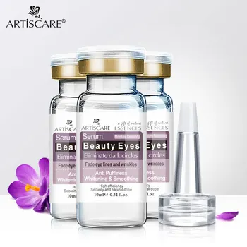 

ARTISCARE Beauty Eyes Serum for Anti Puffiness Dark Circles Fine Lines Removal Moisturizing Skin Care Whitening Eye Cream 3Pcs