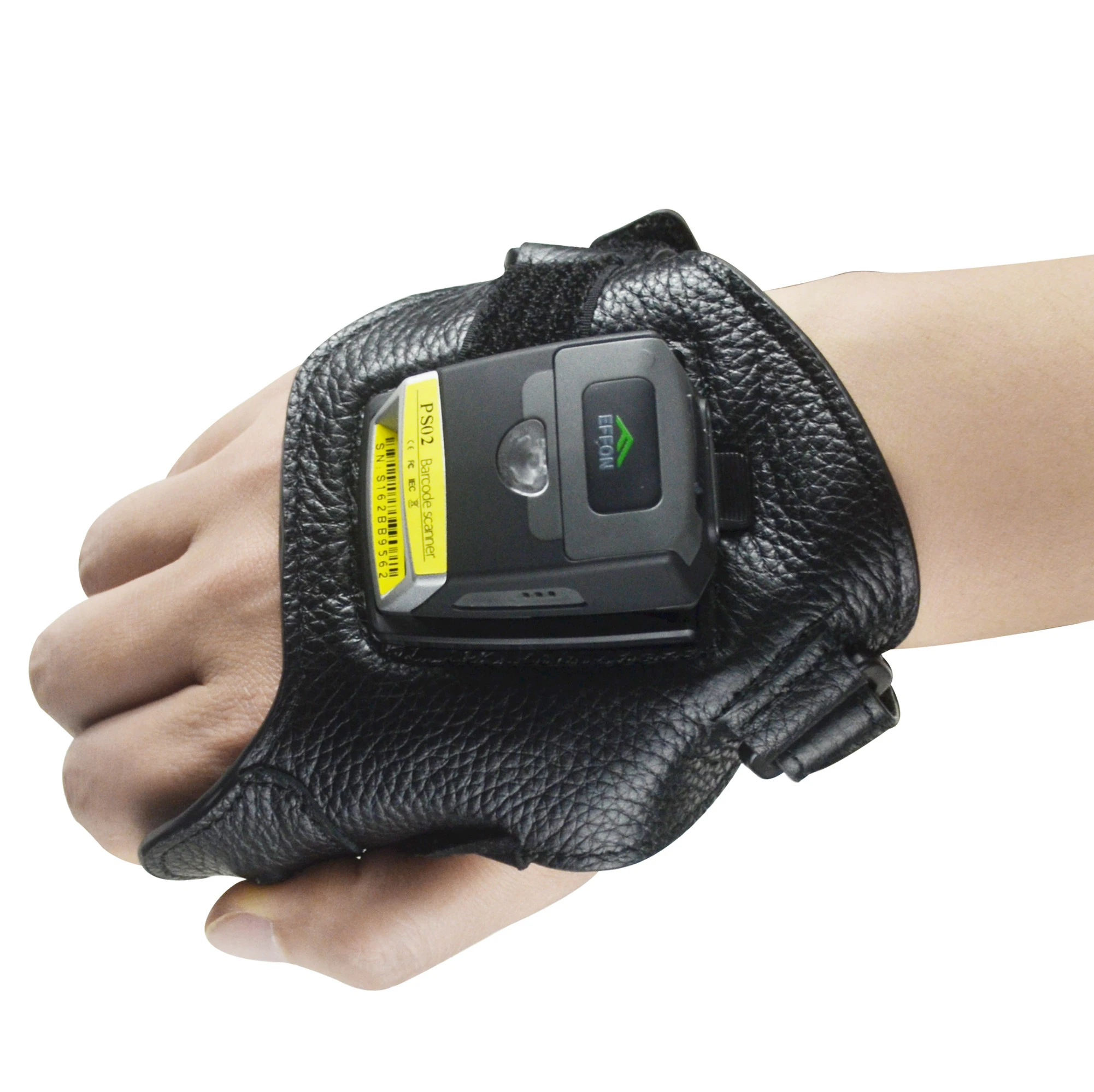 PS02 1D/2D IP65 Bluetooth Finger Trigger Barcode Reader QR Code Glove