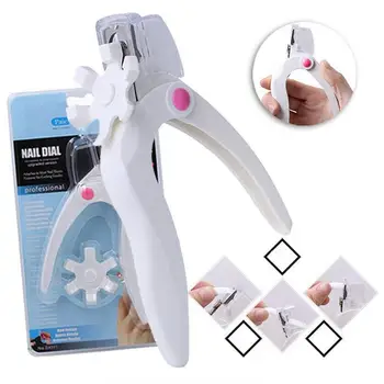 

New Nail Art Nail Edge Clipper Cutter Acrylic Gel False Tips Frence U shape Trimmer Manicure Tool 3 Styles Cutting Ways