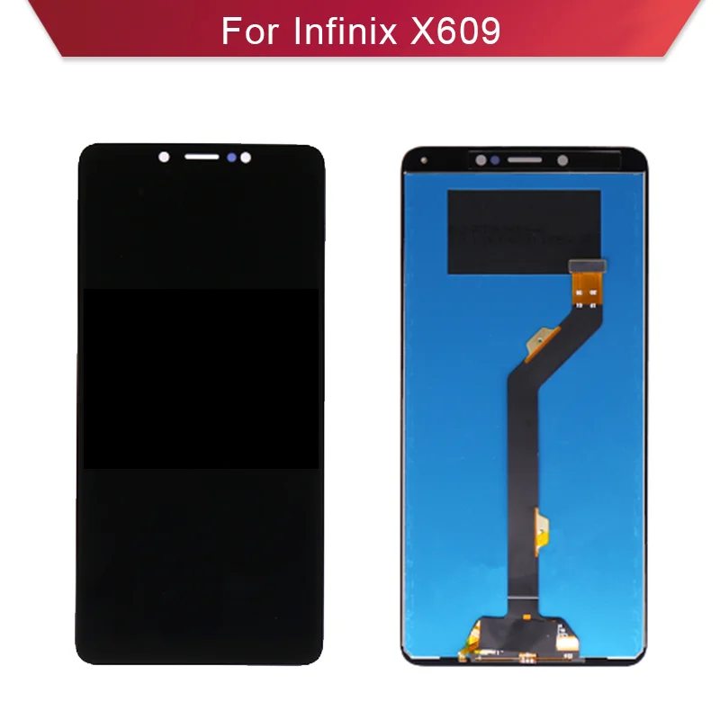 BKparts 5 шт./лот для Infinix X609 ЖК-дисплей сенсорный экран дигитайзер Smart 2 HD ЖК-экран в