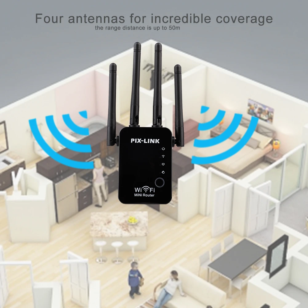 300 Мбит/с беспроводной Wi Fi роутер ретранслятор усилитель расширитель домашняя