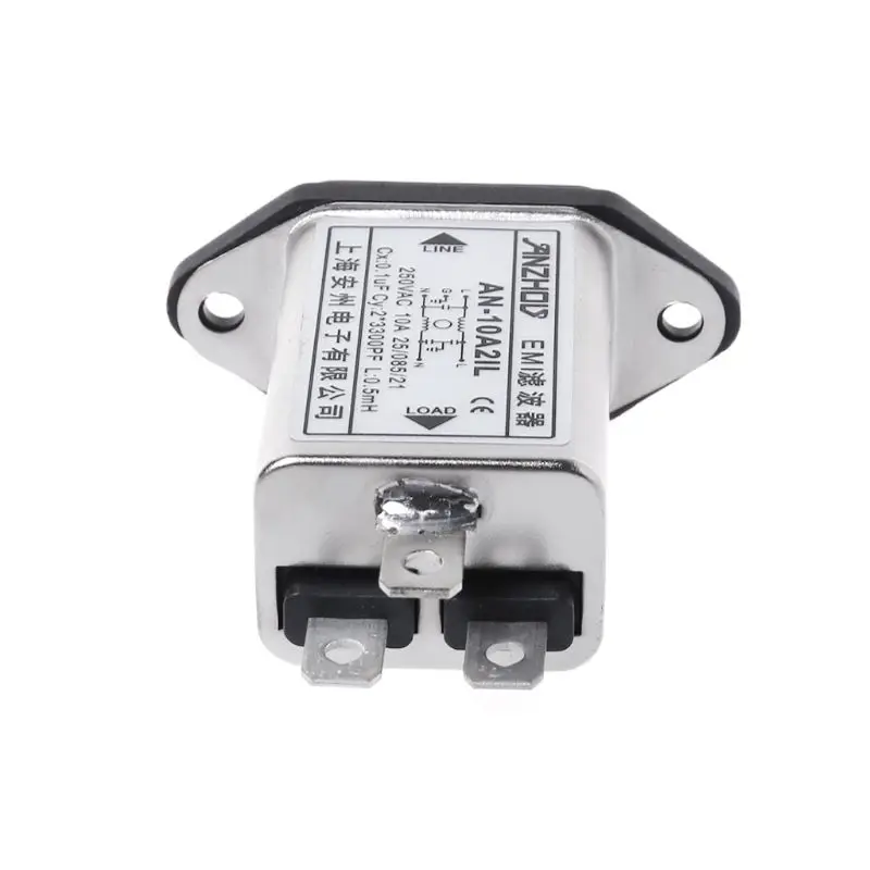 

IEC320-C14 IEC Filter Male Socket Panel Mount Power Line EMI Filters 10166