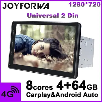 

JOYFORWA 10"Double 2 Din Head Unit Android Car Radio Stereo GPS Multimedia Player Support Carplay Android Auto Steering Wheel FM