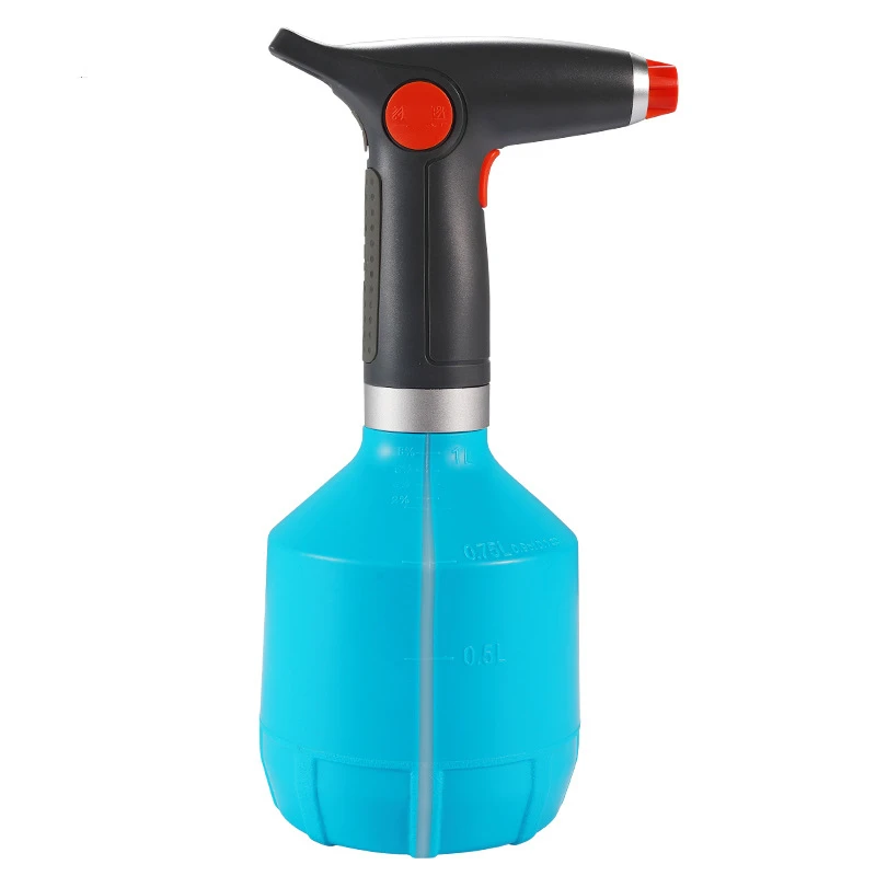 1000Ml USB Rechargeable Electric Spray Bottle Watering Tool for Flower Plant Blue&Black