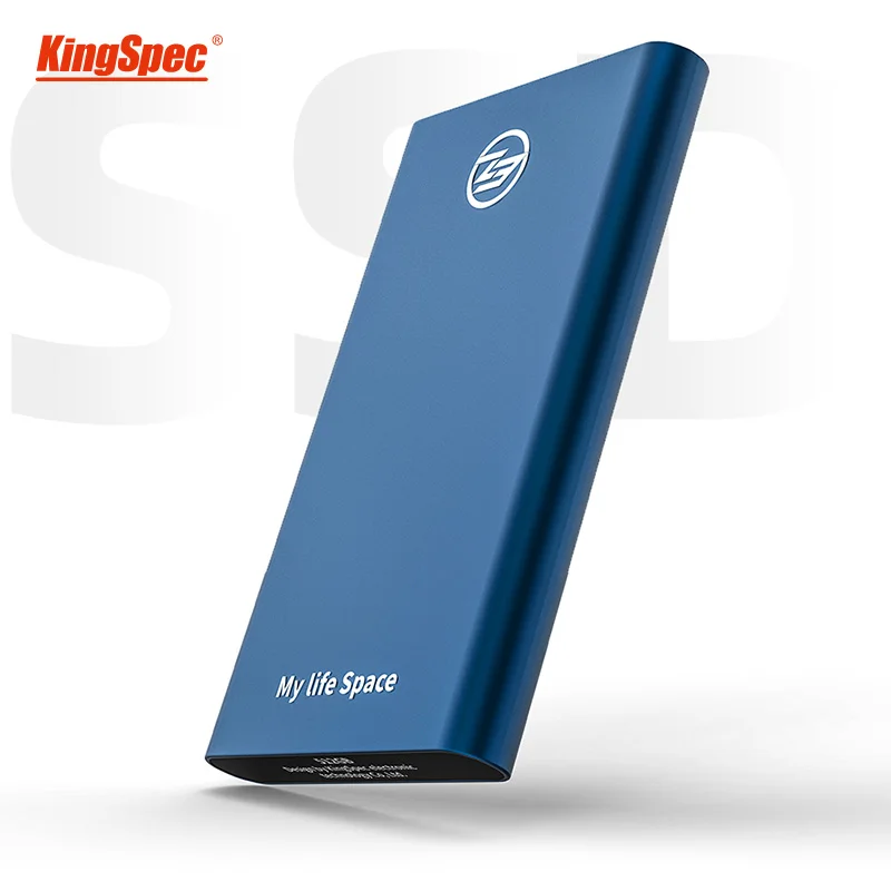Billig Kingspec Externe SSD 512gb USB 3.1 500gb Tragbare Externe Festplatte Stick Typ c Solid State Disk USB 3.0 für laptop Destop