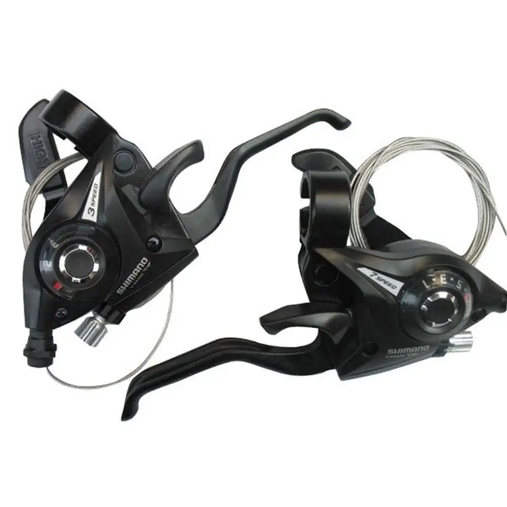 

2Pcs 3x7 3x8 21/24 Speed MTB Mountain Bike Bicycle Derailleur Shift Brake Lever