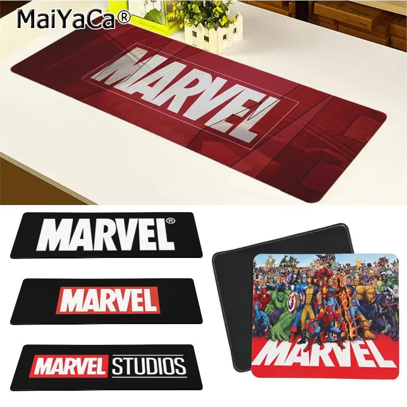 Maiya высокое качество с логотипом комиксов Marvel ноутбук игровые мыши коврик для