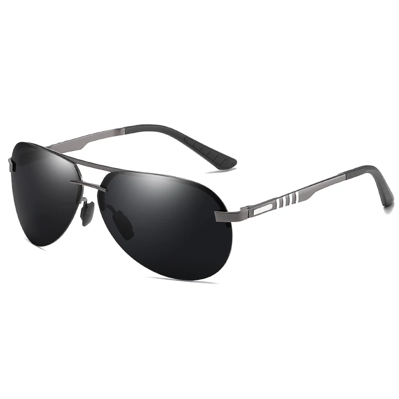 C2 Gun Black Pro Acme, фирменный дизайн, мужские солнцезащитные очки, поляризационные, мужские, Ретро стиль, пилот, для вождения, солнцезащитные очки для мужчин, Zonnebril gafas de sol hombre PC1304 - Цвет линз: C2 Gun Black