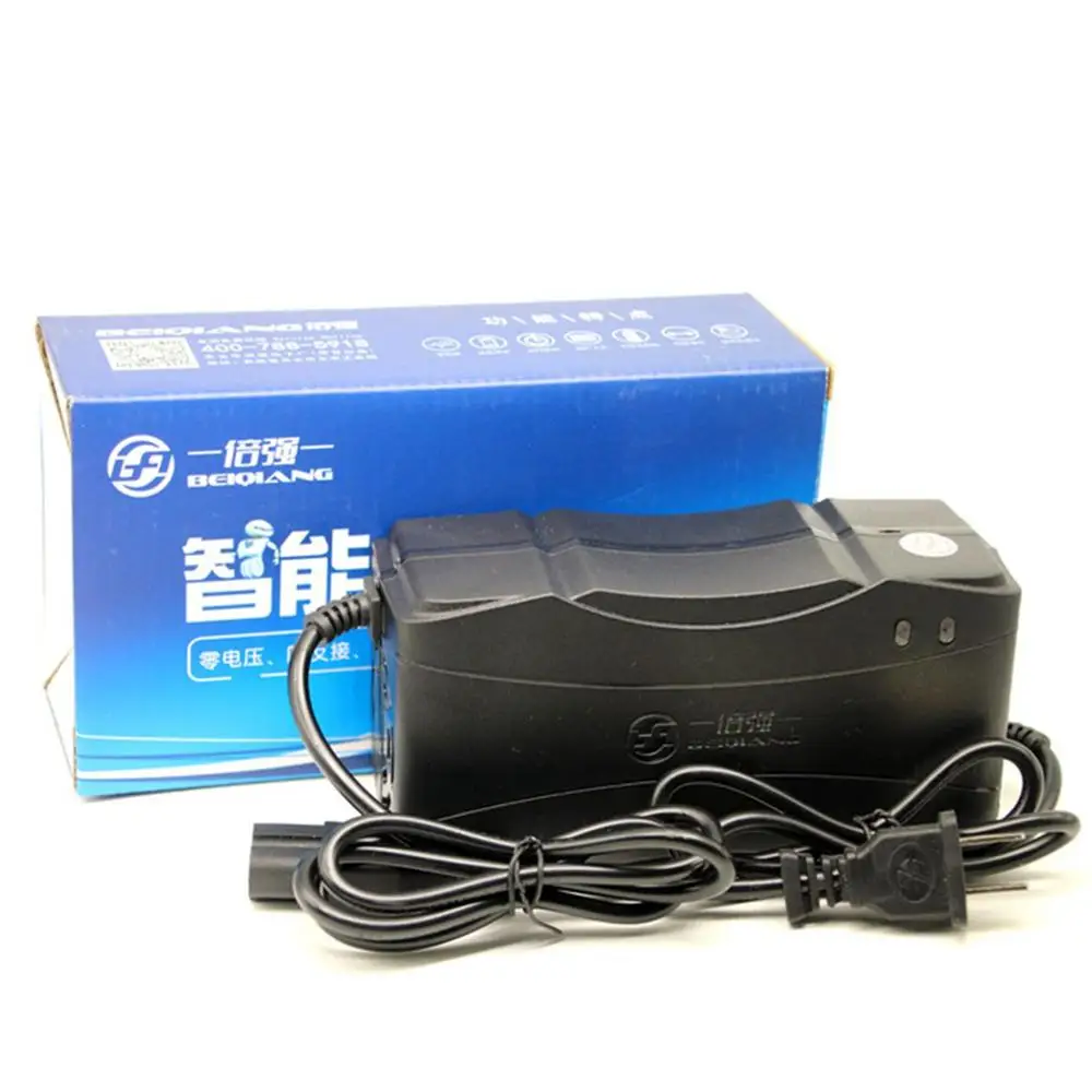 Adaptador de Carregamento de Energia para Agm Portátil 2.8a Bicicleta Elétrica Inteligente Carregador Seco Molhado Chumbo Ácido Bateria 20ah 12ah 48v - 60v 72v - Image 6