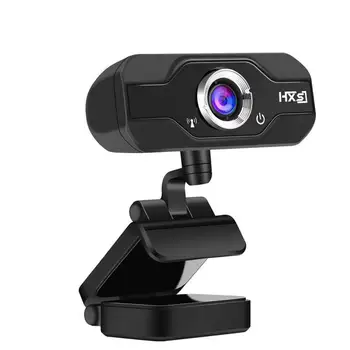 

720P HD Webcam Home Webcast Adjustable Camera Built-in 10 m Sound-absorbing Micphone with Base Bracket