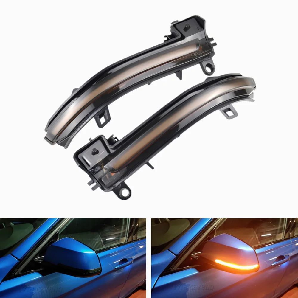 

2PCS Dynamic Blinker Turn Signal Mirror Indicator Light LED For BMW F20 F30 F31 F21 F22 F23 F32 F33 F34 X1 E84 M2 F87