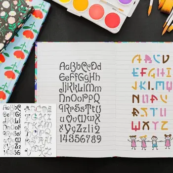 

24pcs/set Stickers Embossing English Letters Numbers Notebook Adhesive Decals for Scrapbook Crafting Laptop Cellphone Decor