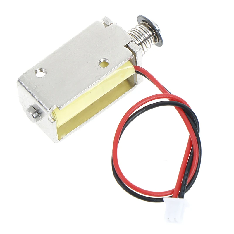 DC12V Spring push-pull type Micro Mini Electric Magnet Impact Rod Electromagnet 